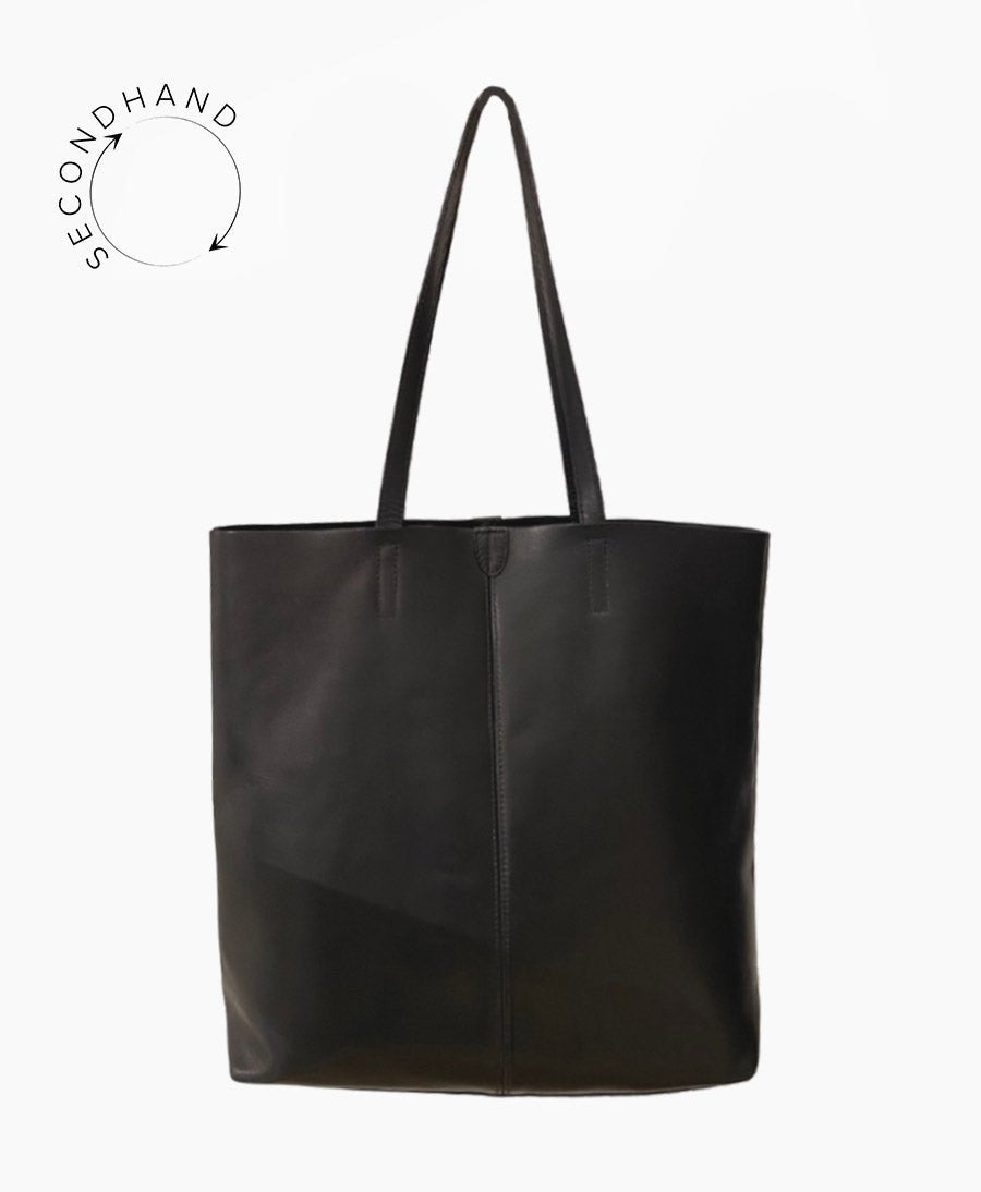 Schwarze Tote Bag aus Leder von PARK - Secondhand - PARK - clomes