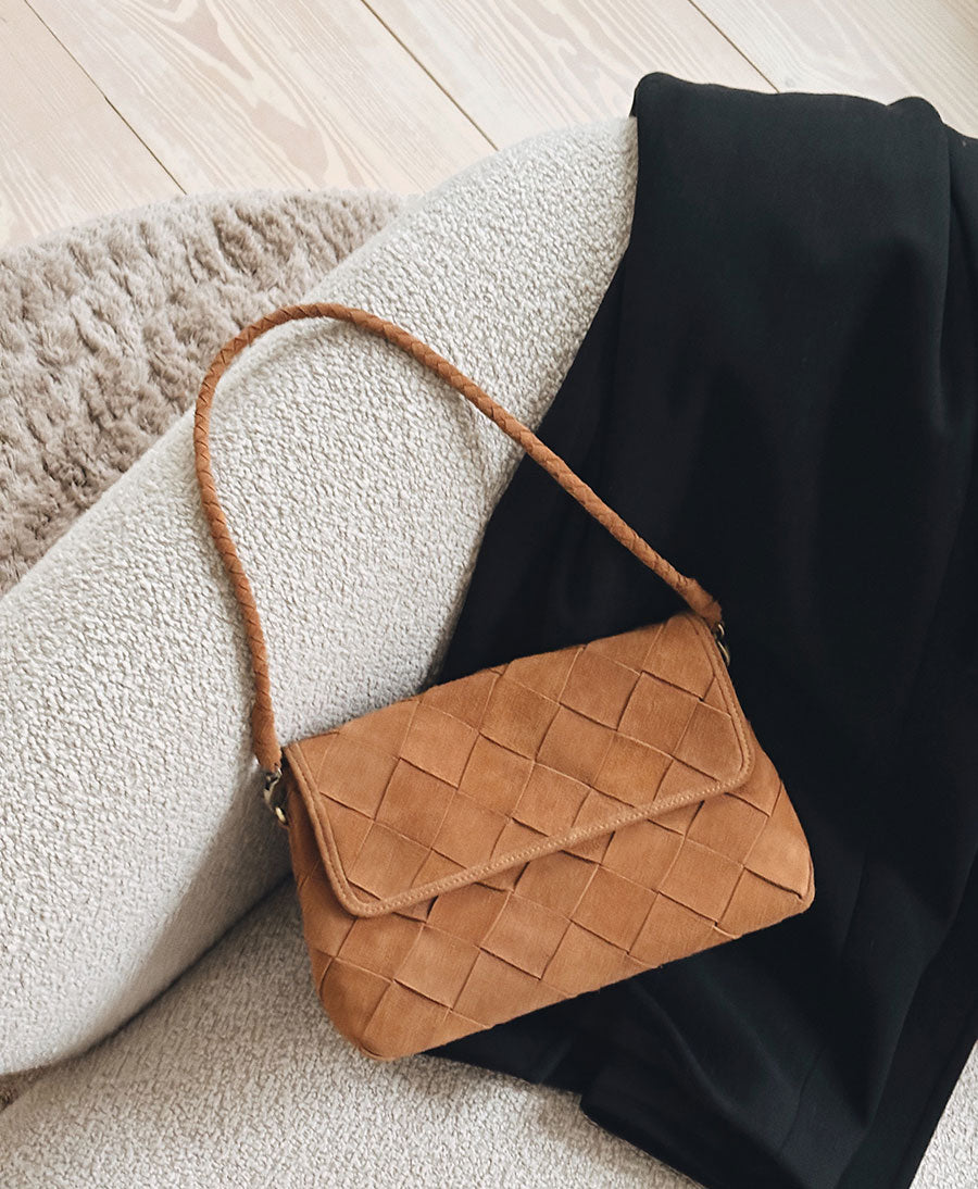 Ledertasche "MADELEINE" Suede - Copper