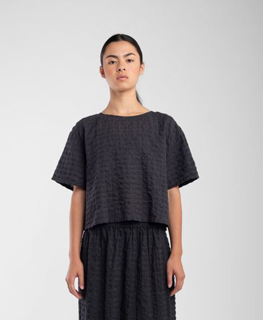 Top Georgia Tee - Faded Black
