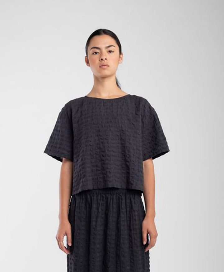Top Georgia Tee - Faded Black