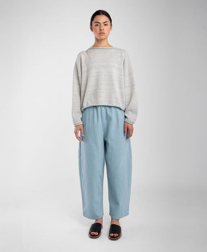 Strickpullover Heather Grey Rolled Sweater - Mehrfarbig