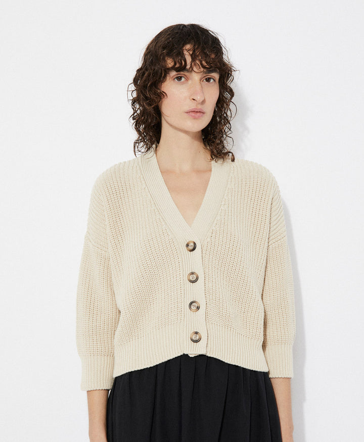 Strickjacke / Cardigan SCLATER - Beige