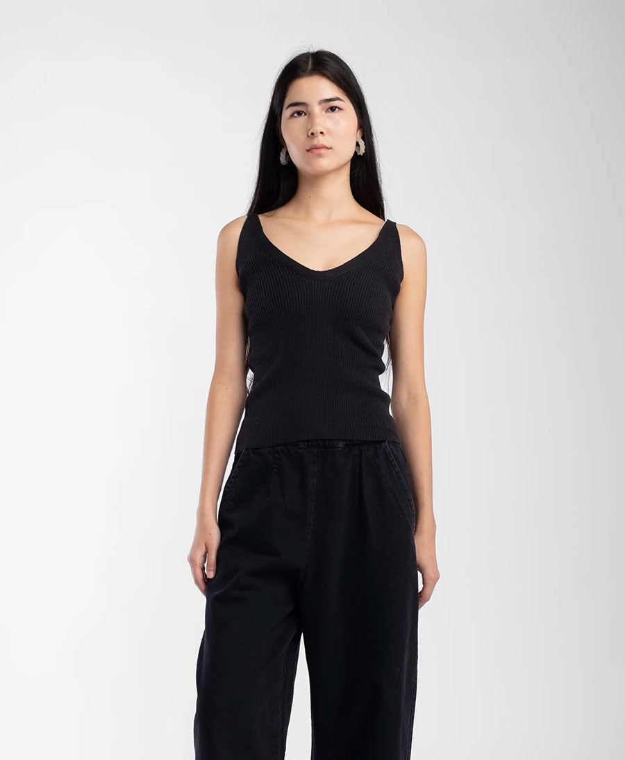 Stricktop Scoop Tank - Faded Black