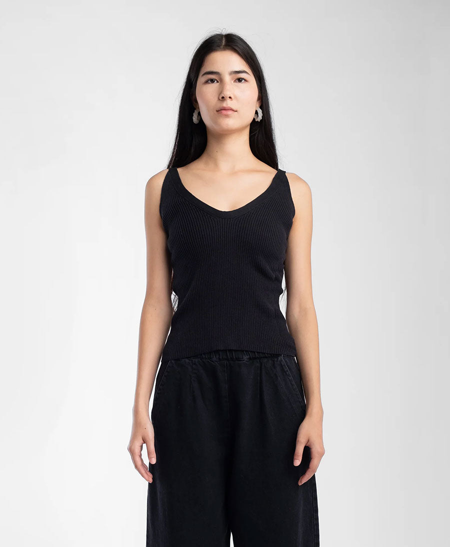 Stricktop Scoop Tank - Faded Black