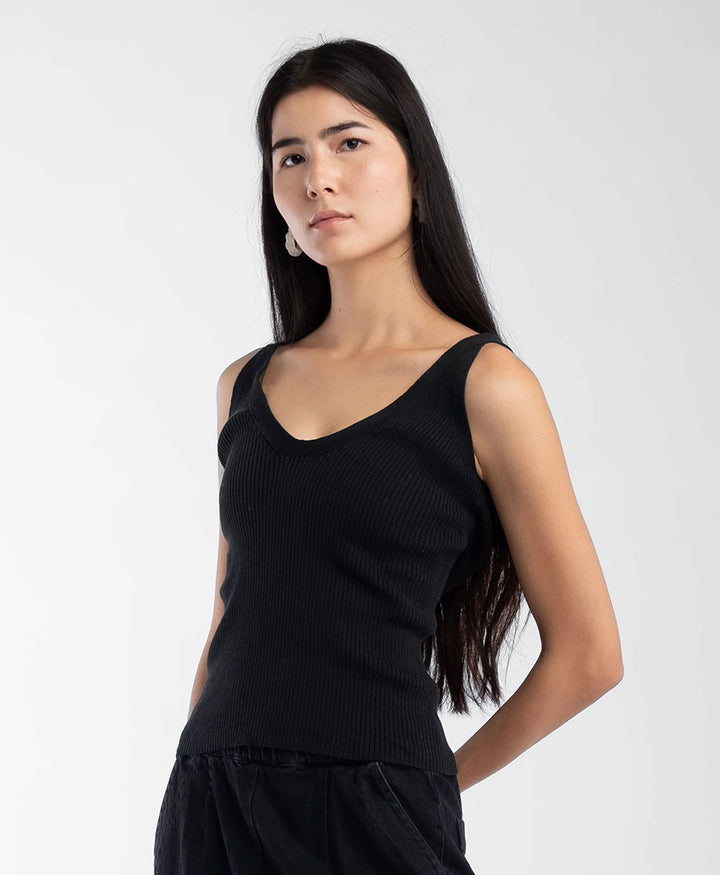 Stricktop Scoop Tank - Faded Black