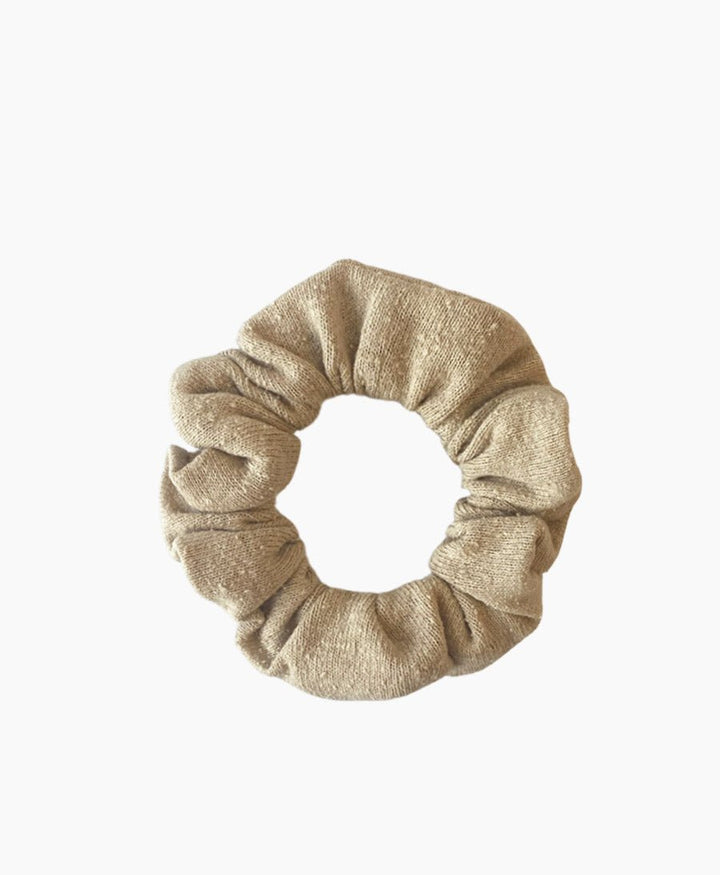 Scrunchie aus Bourette Seide - Beige - Clomes - clomes