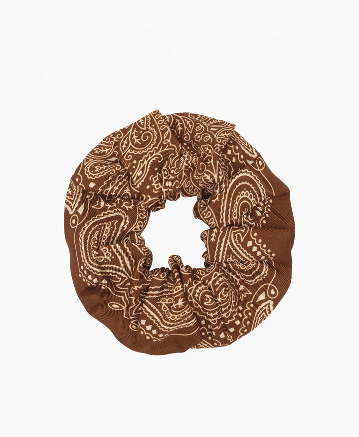 Scrunchie aus Seide "Minimal Bandana Silk Scrunchie" - Sienna