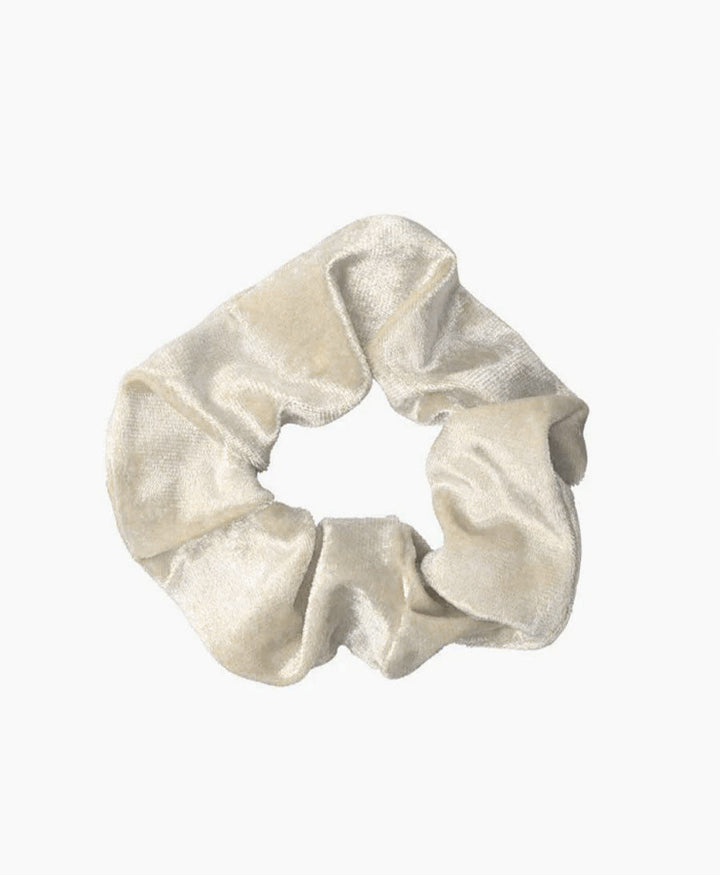 Medina Scrunchie Velvet aus Samt - Creme