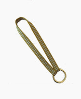 Schlüsselband Seagrass Yoomee in Loop Vergoldeter Karabiner