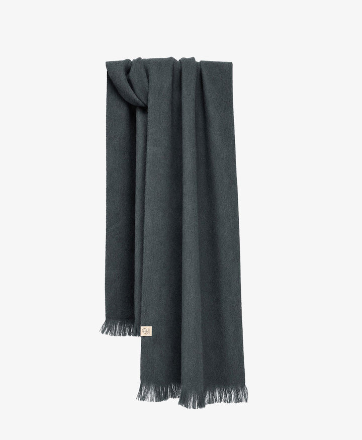 Halstuch Alpaka Schal Slim - Sea Kelp