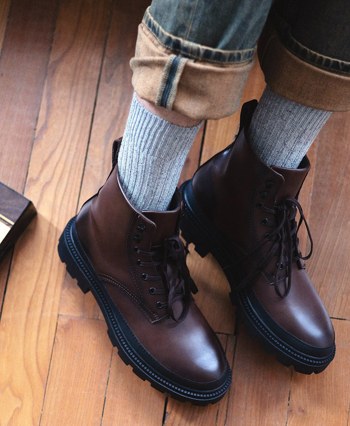 Socken Seide & Wolle - Grau