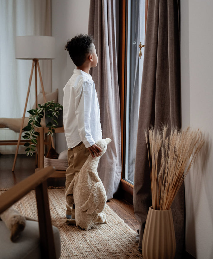 Gans (gross) Kuscheltier & Wärmekissen - Beige