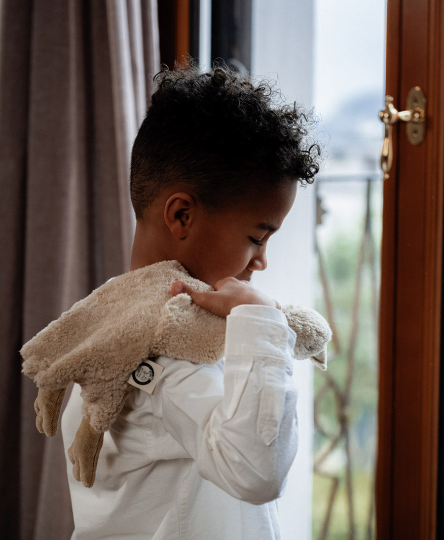 Gans (klein) Kuscheltier & Wärmekissen - Beige