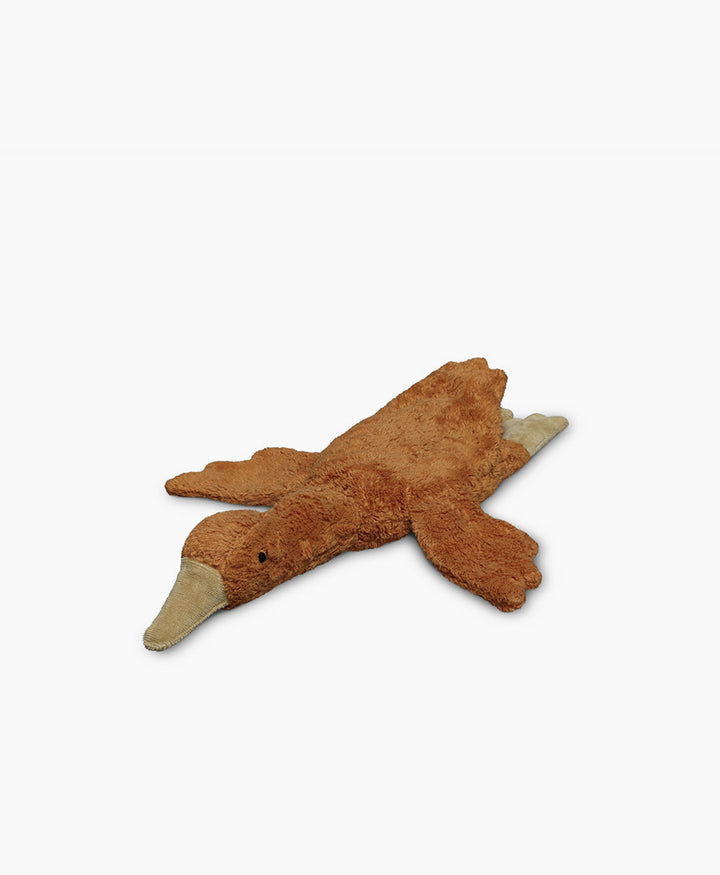 Gans (klein) Kuscheltier & Wärmekissen - Rostrot