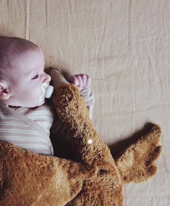 Gans (klein) Kuscheltier & Wärmekissen - Rostrot