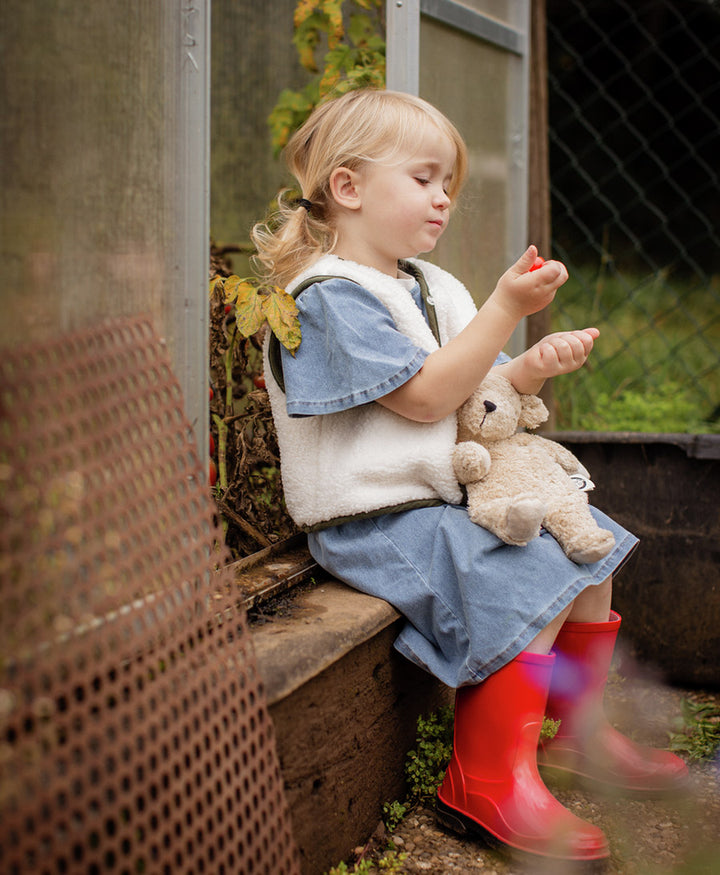 Bär (klein) Kuscheltier & Wärmekissen - Beige