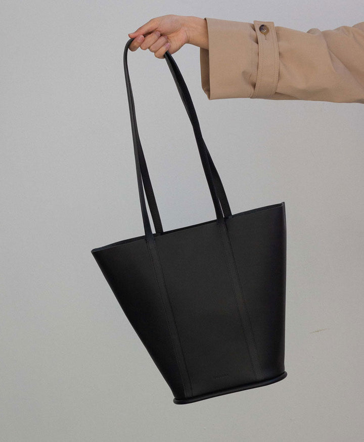 Shopper / Tasche aus Leder "Gaviya" - Schwarz - Balagan - clomes