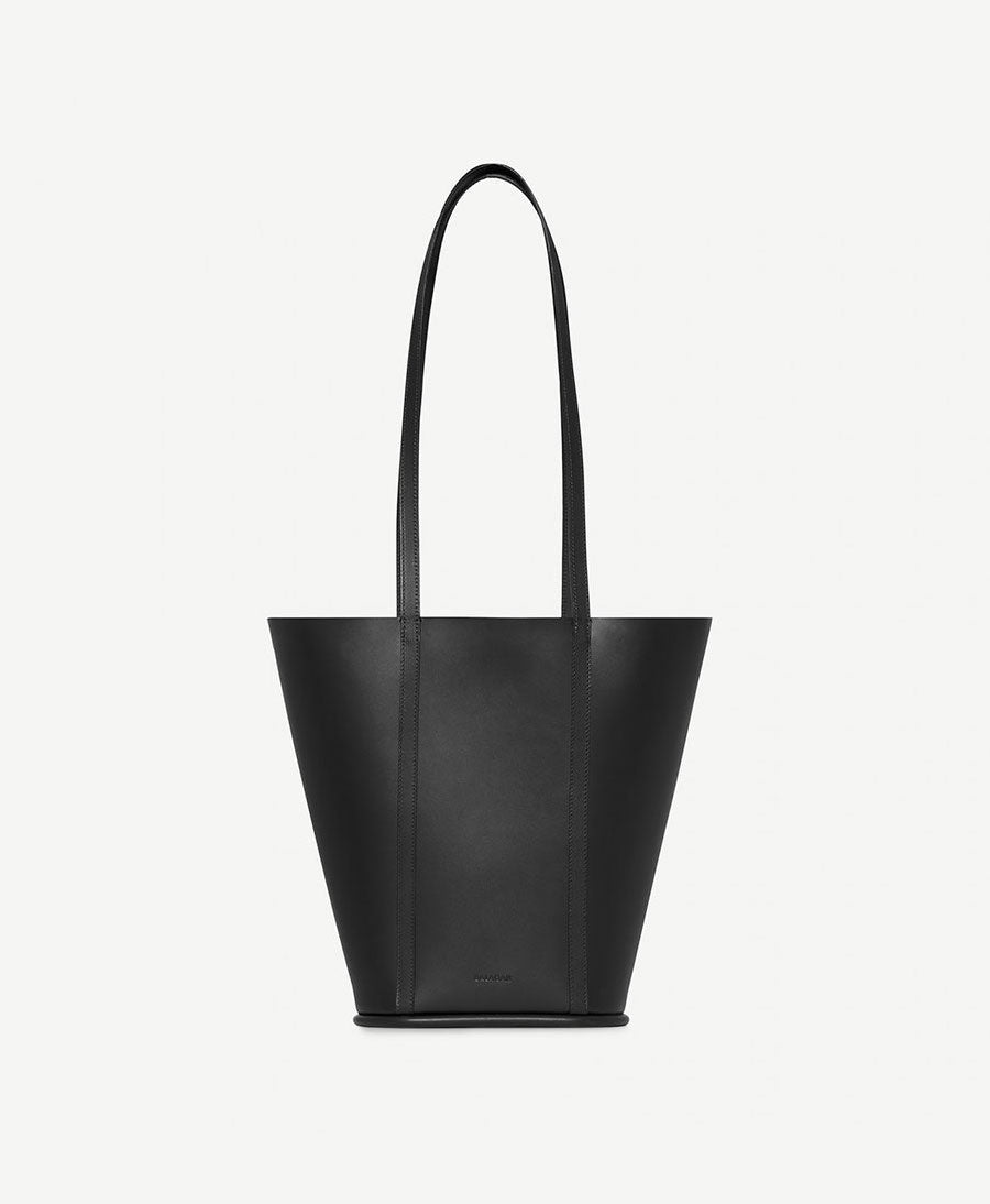 Shopper / Tasche aus Leder "Gaviya" - Schwarz - Balagan - clomes