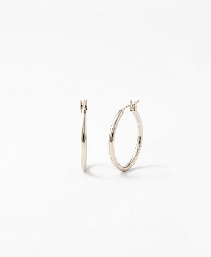 Ohrringe / Creolen - 20mm - Silber