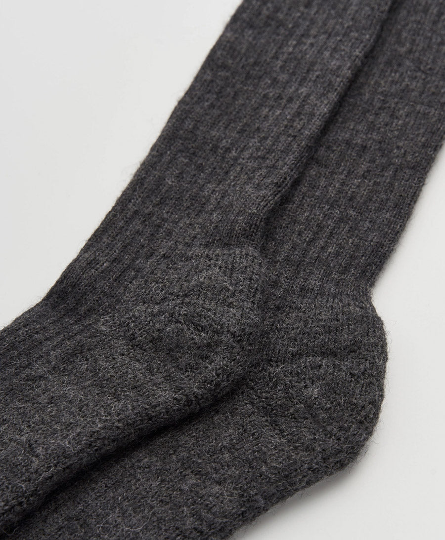 Kniesocken / Kniestrümpfe - Anthrazit