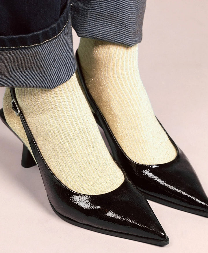 Glitzer Socken Lyocell - Sorbet
