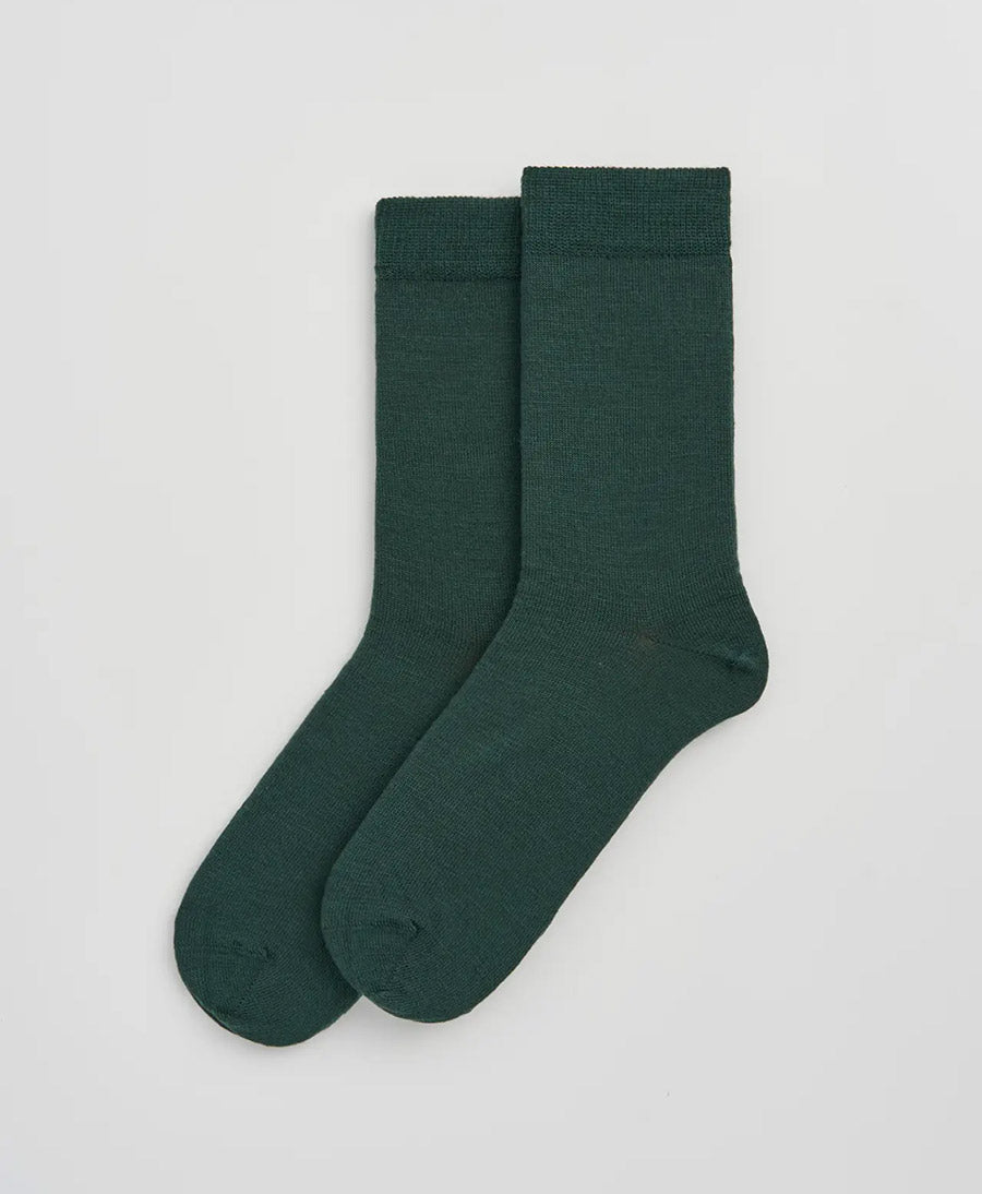 Merino Socken - Dunkelgrün