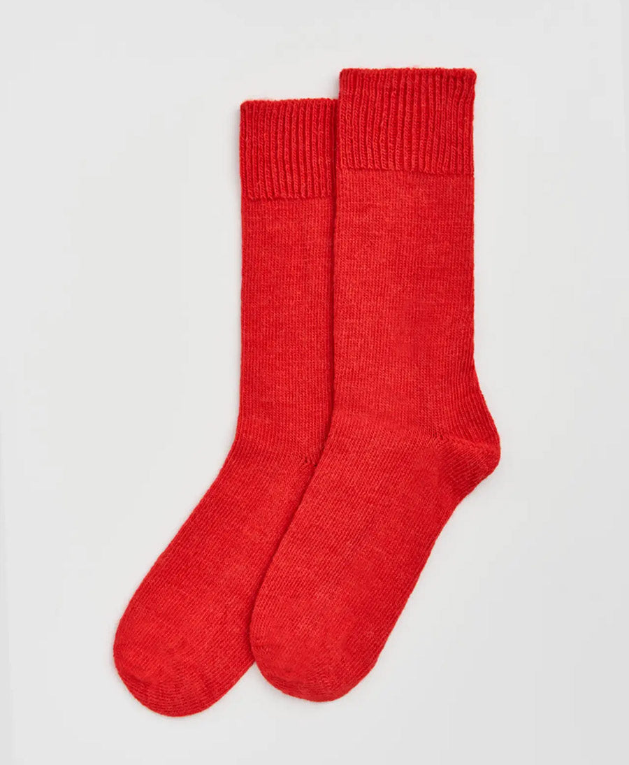 Alpaka Socken - Rot