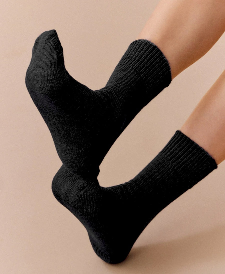 Alpaka Socken - Schwarz