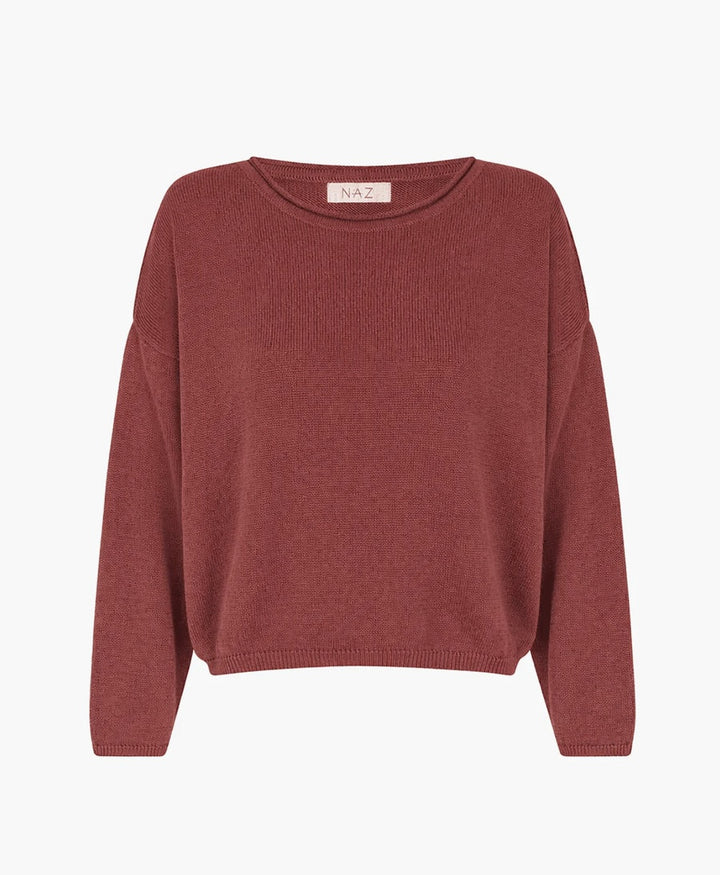 Strickpullover Sofie aus Baumwolle - Rosenholz