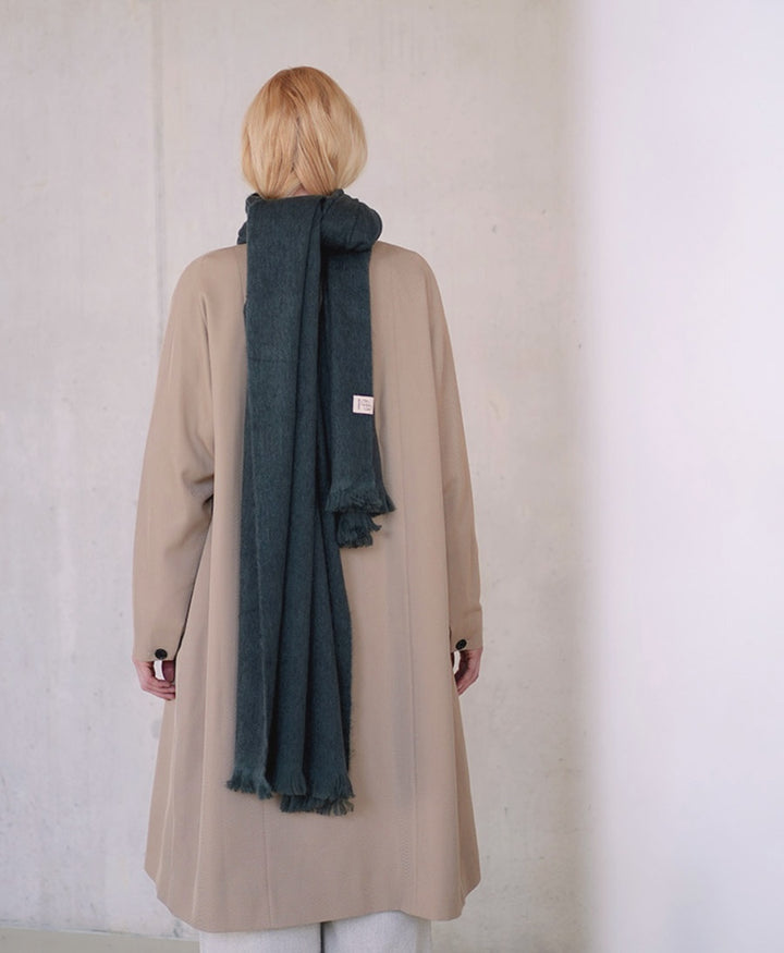 Halstuch Alpaka Schal - Solid Sea Kelp