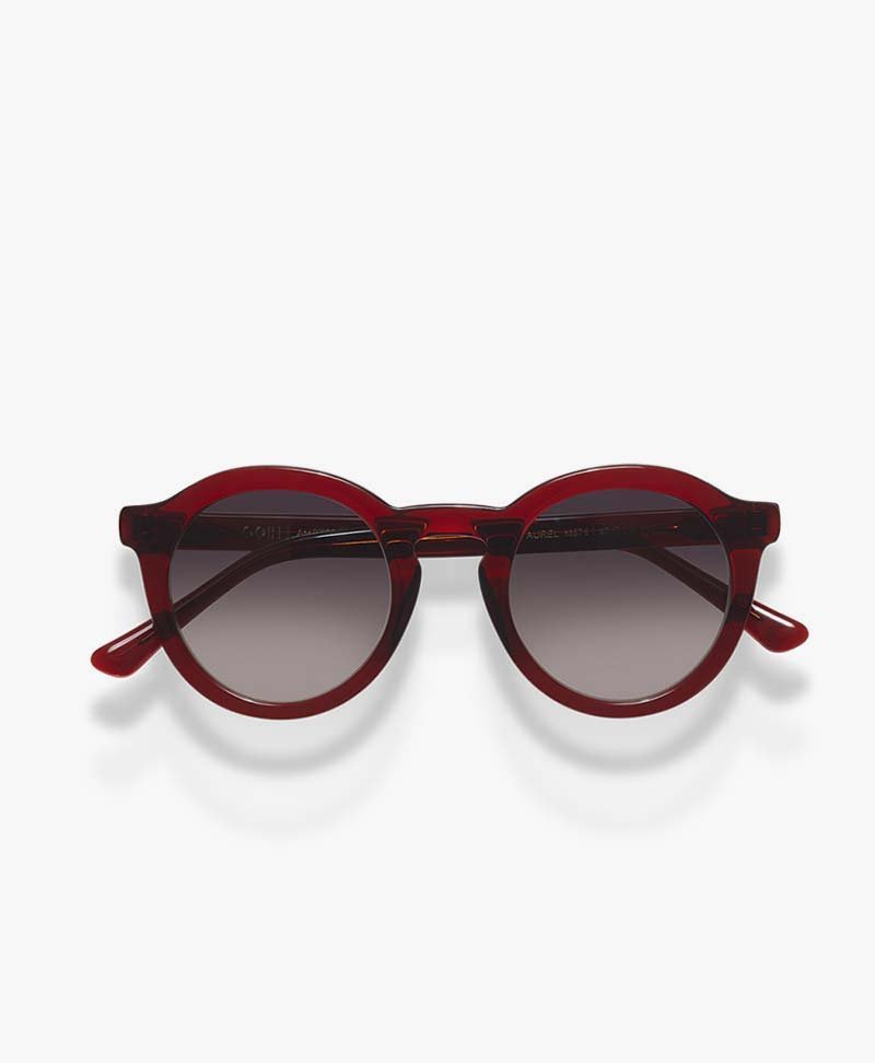 Sonnenbrille "Aurel" - Deep Red / Dunkelrot - GOBI Amsterdam - clomes