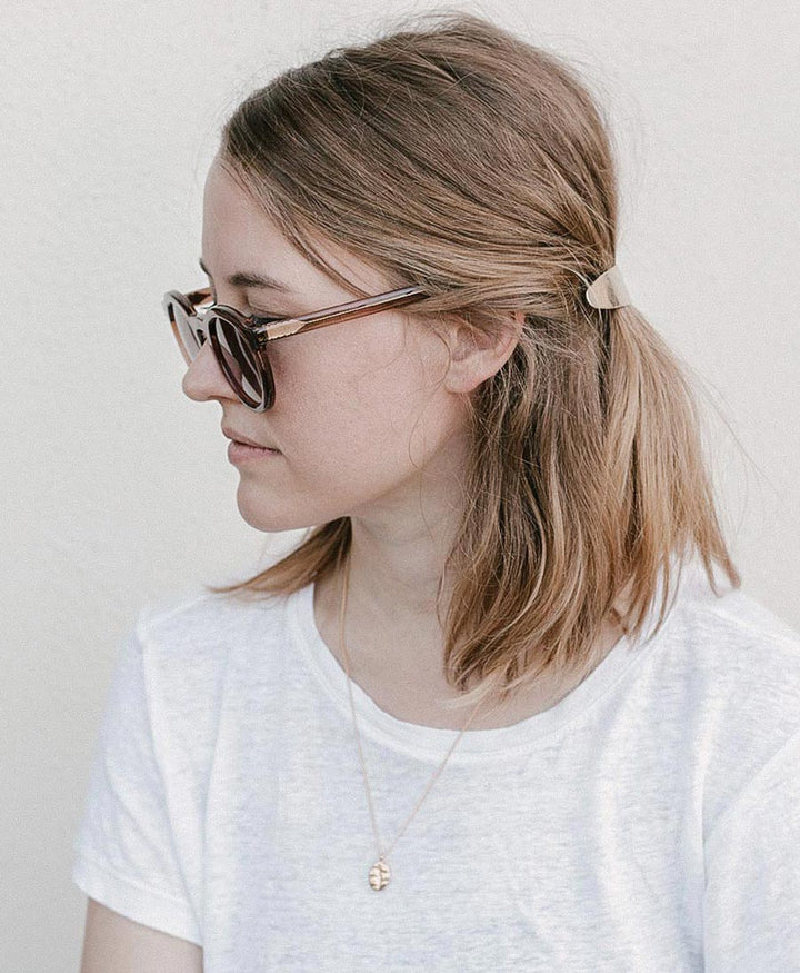 Sonnenbrille "Aurel" - Light Brown / Hellbraun - GOBI Amsterdam - clomes