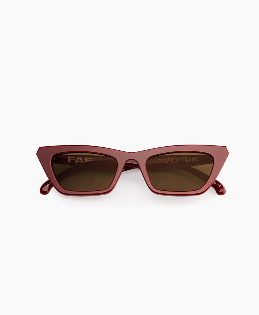 Sonnenbrille FAE - burgundy - Oscar x Frank - clomes