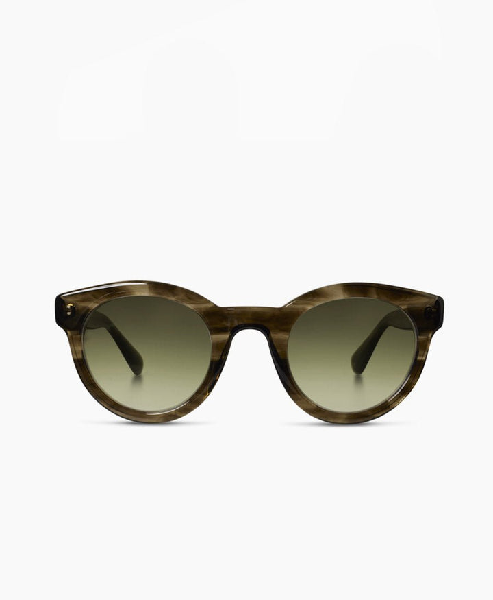 Sonnenbrille "Manju" - Olivgrün Havana - GOBI Amsterdam - clomes