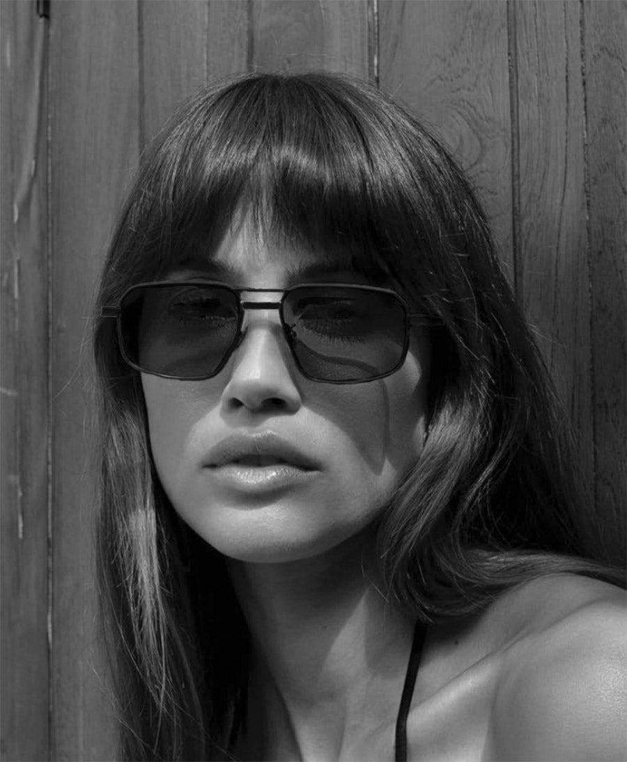 Sonnenbrille Mr Nank - Matt Schwarz / Cola (Photochrom) - Oscar x Frank - clomes