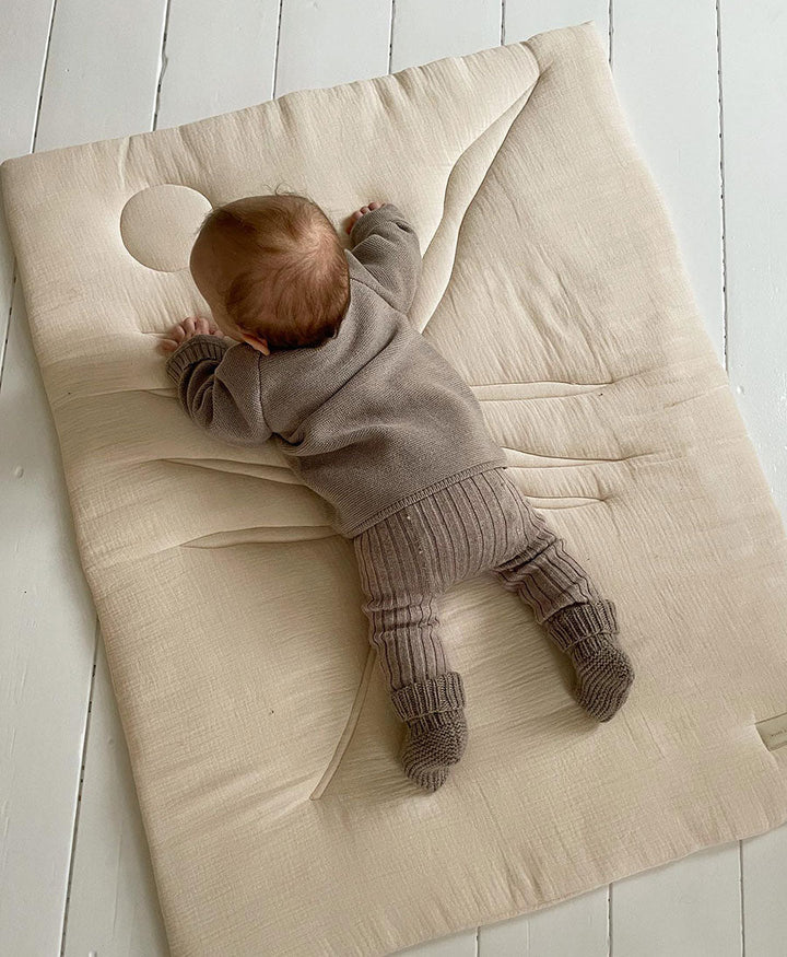 Spielmatte - Madeleine Quilted Playmat - Beige - Jeanne Le Studio - clomes