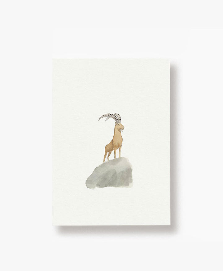 Postkarte "Steinbock"