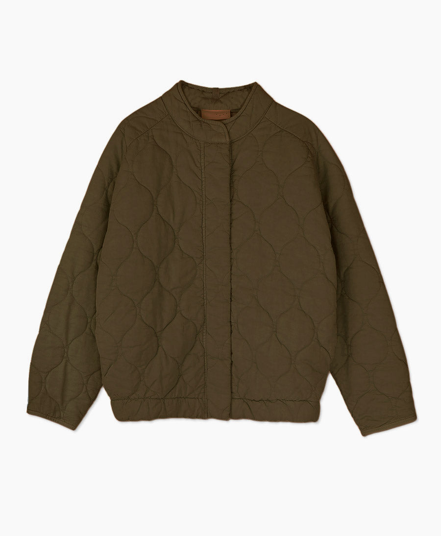 Steppjacke Quilted Jacket - Dark Moss