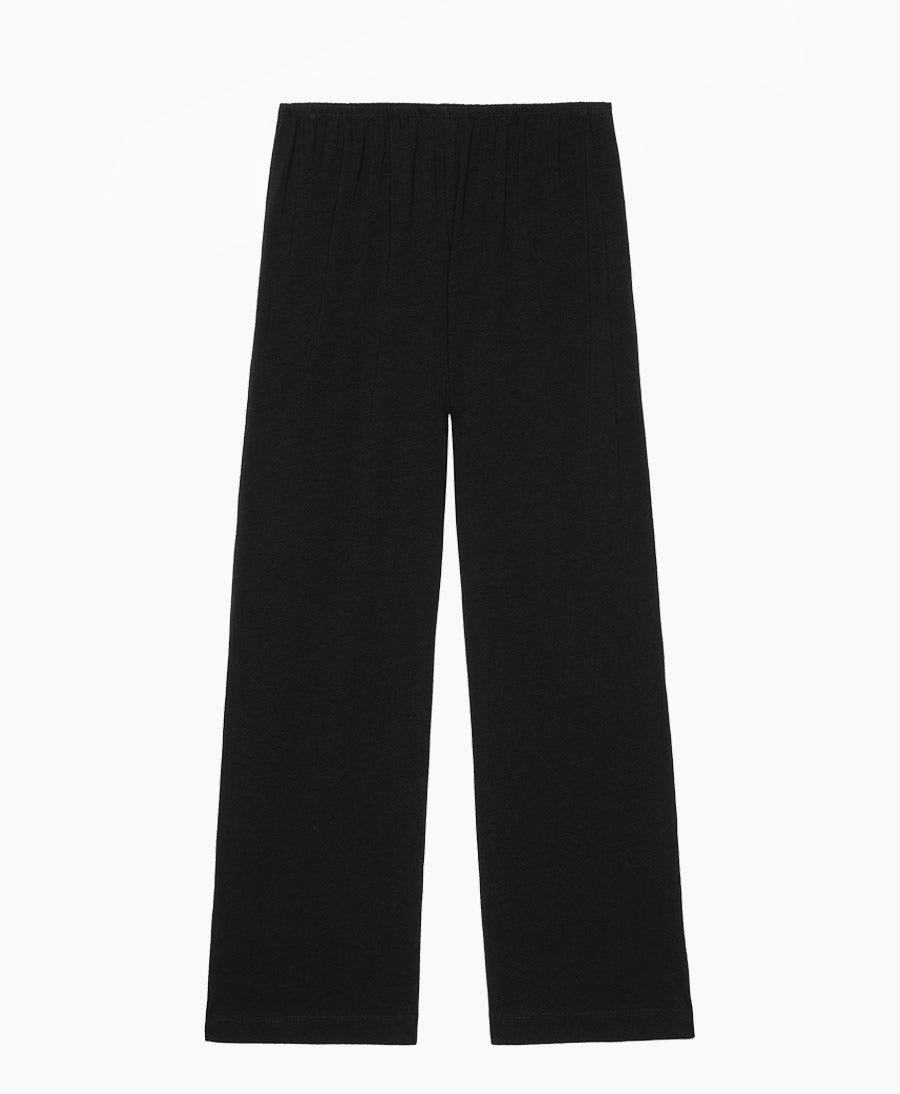 Stoffhose The Jersey Simple Crop Pant - Schwarz
