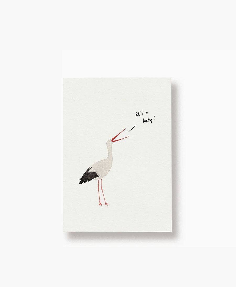 Postkarte "Storch"