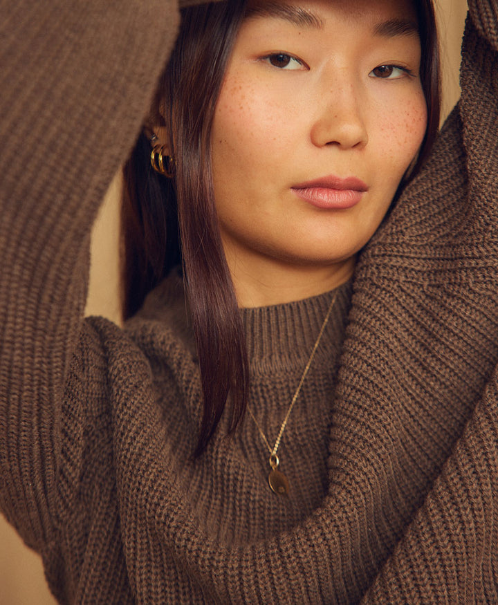Strickpullover aus Bio-Baumwolle - Cocoa