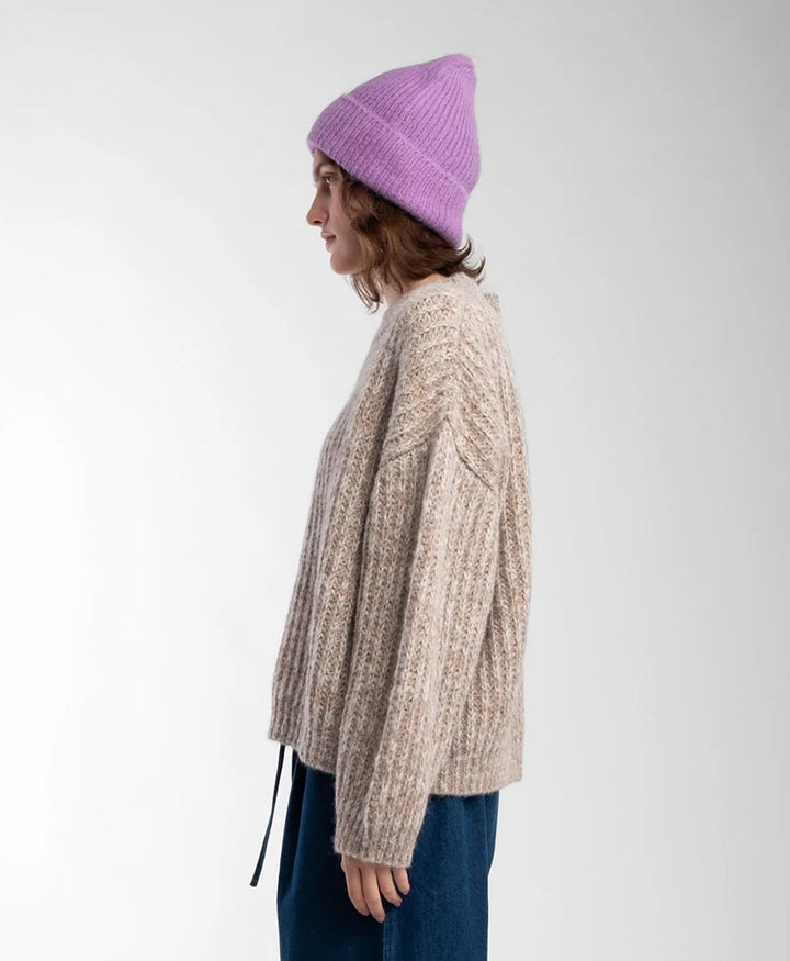 Strickmütze - Violet Brushed Rib Hat
