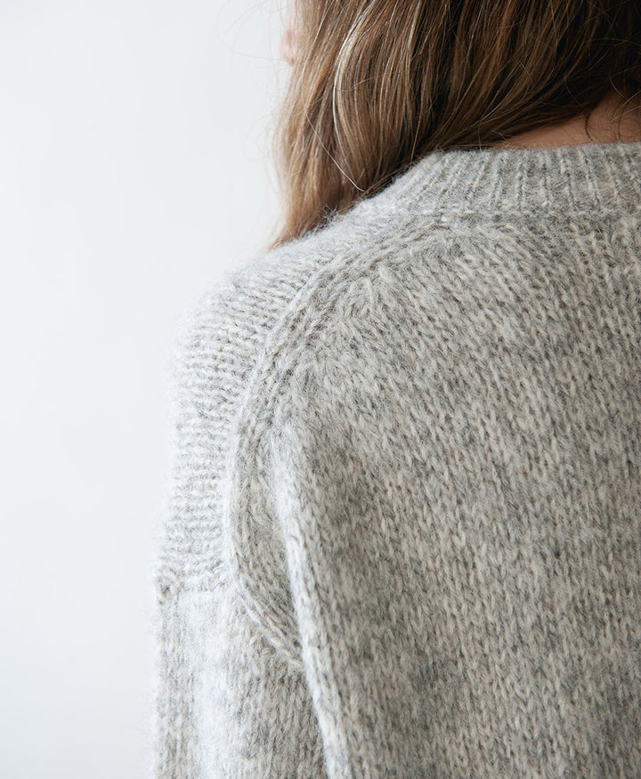 Strickpullover Bay Sweater - Hellgrau