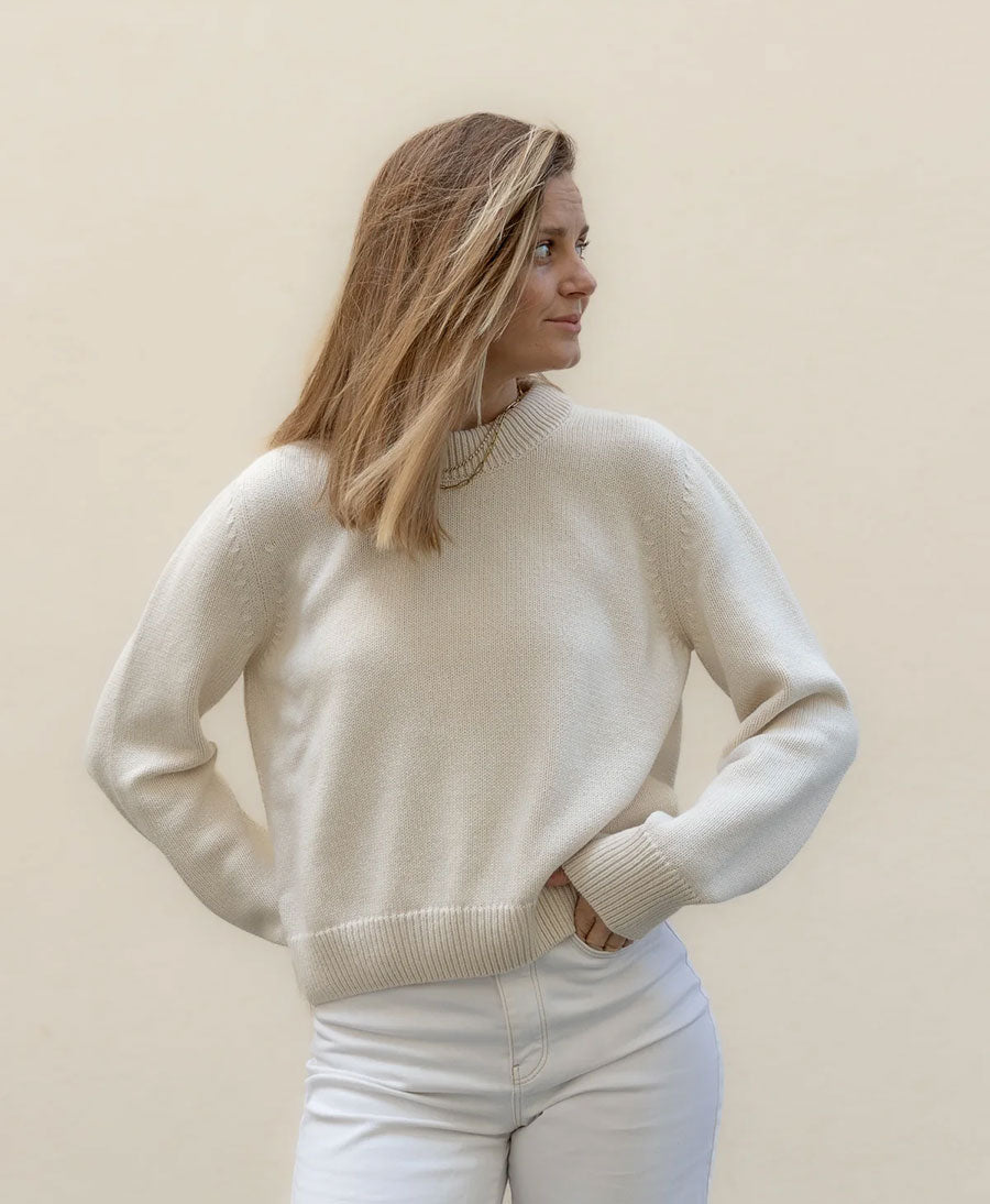 Strickpullover - Nita Sweater - Ecru