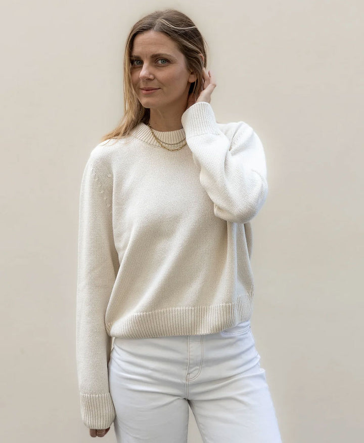 Strickpullover - Nita Sweater - Ecru
