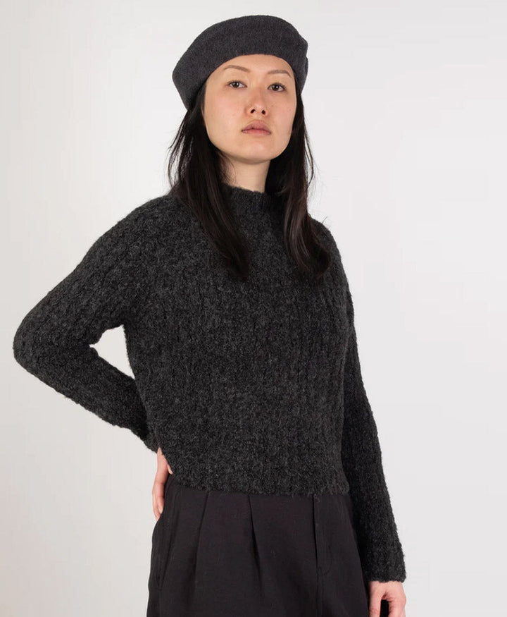 Strickpullover Loop Sweater - Anthrazit - Micaela Greg - clomes