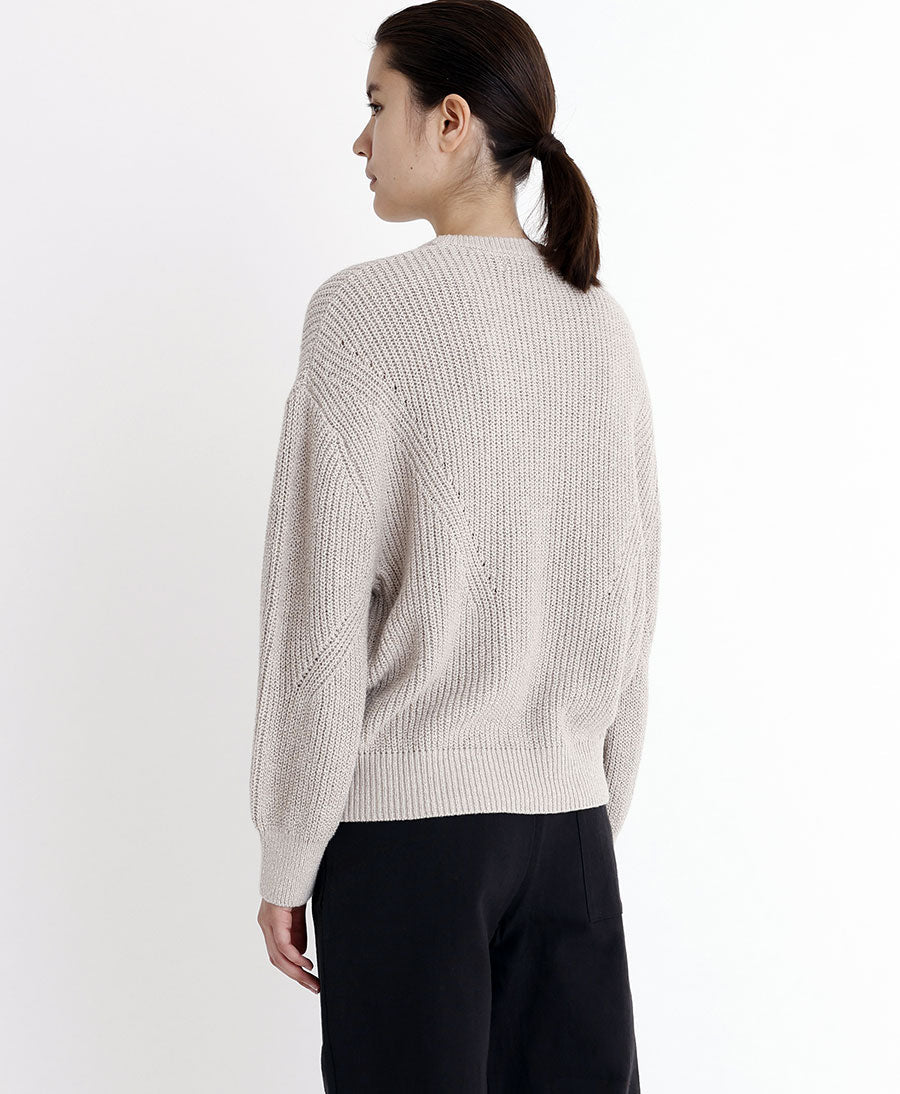 Strickpullover Poet Sleeves Sweater - Chickpea - 7115 by Szeki - clomes