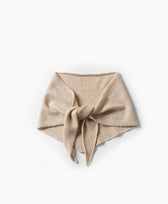 Triangel-Strickschal Bandana Kaschmir Elenomad in Beige