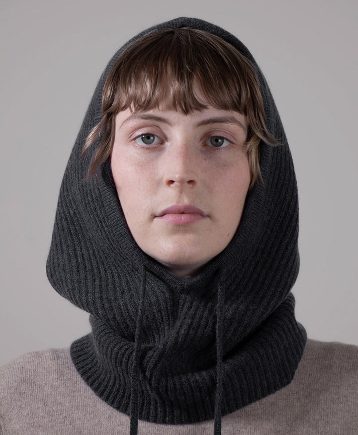 Balaclava / Sturmhaube aus Kaschmir - Anthrazit