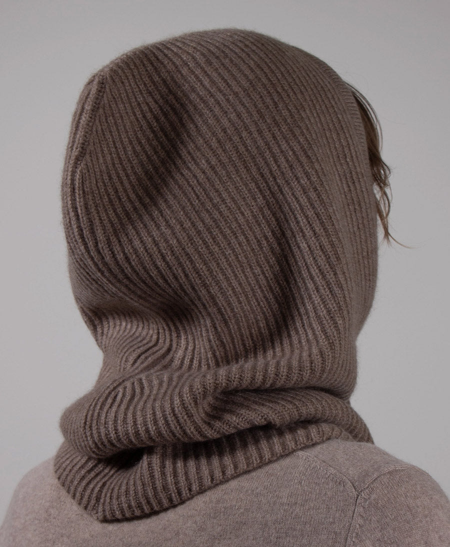 Balaclava / Sturmhaube aus Kaschmir - Taupe